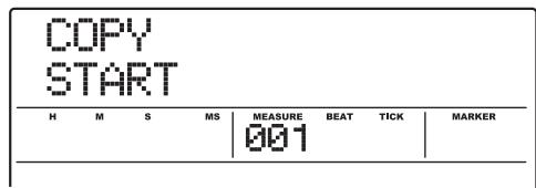 ZOOM MRS1608 - Press the [INSERT/COPY] key two times. - 1