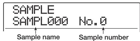 ZOOM MRS1608 - Use the cursor left/right keys to bring up the indication "UTILITY SAMPLE" on the display, and press the [ENTER] key. - 1