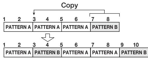 ZOOM MRS1608 - Copying a specified range of measures - 1