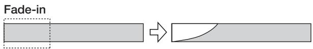 ZOOM MRS1608 - Fade-in/fade-out of specified data range - 1