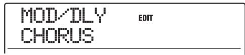 ZOOM MRS1608 - Use the cursor left/right keys to select the effect module to edit. - 1
