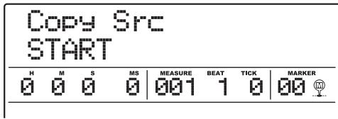 ZOOM MRS1608 - Refer to steps 1 - 6 of "Basic steps for range editing" to select the copy source track/V-take, and press the [ENTER] key. - 1