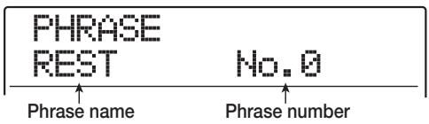ZOOM MRS1608 - Use the cursor left/right keys to bring up the indication "UTILITY PHRASE" on the display, and press the [ENTER] key. - 1