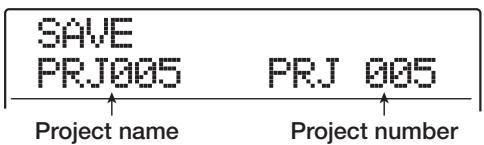 ZOOM MRS1608 - Verify that the indication "BACKUP SAVE" is shown on the display, and press the [ENTER] key. - 1