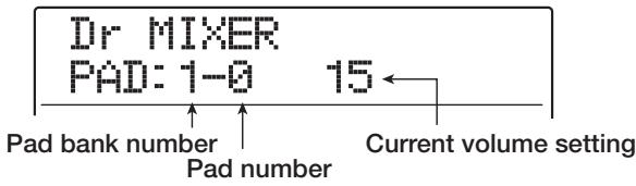 ZOOM MRS1608 - Adjusting the volume of each pad with the faders - 1