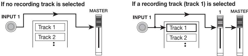ZOOM MRS4 - Press the status key 1 repeatedly, until the key is lit in red. - 2