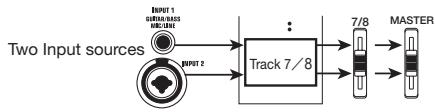 ZOOM MRS8 - Selecting a track and recording - 5