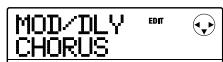 ZOOM MRS8 - Use the cursor left/right keys to select the effect module to edit. - 1