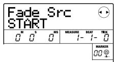 ZOOM MRS8 - Refer to steps 1-6 of "Basic steps for range editing" to select the track for fade-in or fade-out, and press the [ENTER] key. - 1