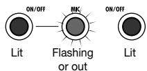 ZOOM MRS8 - Use the INPUT [ON/OFF] keys 1/2 to select the input source. - 5