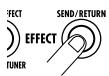 ZOOM MRS8 - From the main screen, press the [SEND/RETURN] key in the effect section. - 1