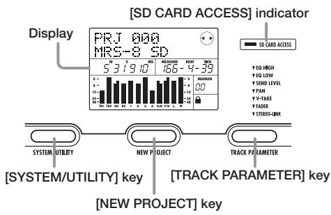 ZOOM MRS8 - Display section - 1