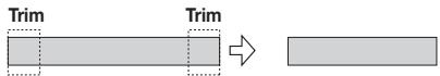 ZOOM MRS8 - Trimming a specified range of data - 1