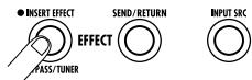 ZOOM MRS8 - Press the [INSERT EFFECT] key in the effect section. - 1