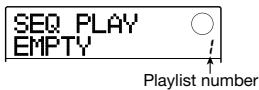 ZOOM MRS8 - Use the cursor left/right keys to bring up the indication "PROJECT SEQ PLAY" on the display, and press the [ENTER] key. - 1