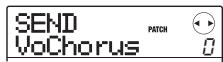 ZOOM MRS8 - From the send/return effect patch selection screen, select the patch whose name you want to change. - 1