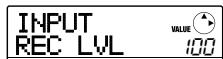 ZOOM MRS8 - Press the cursor down key repeatedly to bring up the indication "REC LVL" on the second line of the display. - 1