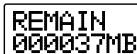 ZOOM MRS8 - - REMAIN (MB units) - 1
