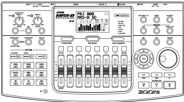 ZOOM MRS8 - MultiTrak Recording Studio - 1