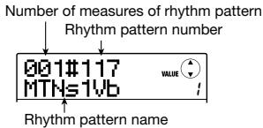 ZOOM MRS8 - From the main screen, press the [SONG/PATTERN] key in the rhythm section repeatedly, until the key is out. - 1