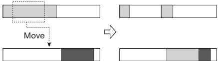 ZOOM MRS8 - Moving a specified range of data - 1