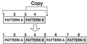 ZOOM MRS8 - Copying a specified range of measures - 2