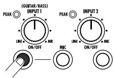 ZOOM MRS8 - Use the INPUT [ON/OFF] keys 1/2 to select the input source. - 1