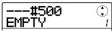 ZOOM MRS8 - Turn the dial to select an empty rhythm pattern. - 1