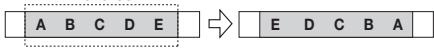 ZOOM MRS8 - Reversing a specified range of audio data - 1