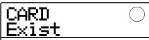 ZOOM MRS8 - Verify that the indication "CARD EXCHANGE" is shown on the display and press the [ENTER] key. - 1