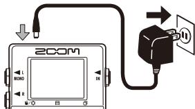 ZOOM MS-50G - | To turn the power ON - 1