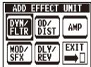 ZOOM MS-50G - | To add an effect - 4