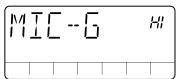 ZOOM PS02 - Press the [EDIT] key and then use the cursor []/[] keys to bring up the indication "MIC-G" on the display. - 1