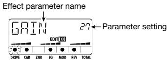 ZOOM PS02 - To change the parameter of the currently selected module, operate sliders 1 - 3. - 1