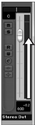 ZOOM R16AI - Raise the master channel fader to a suitable playback level. - 1
