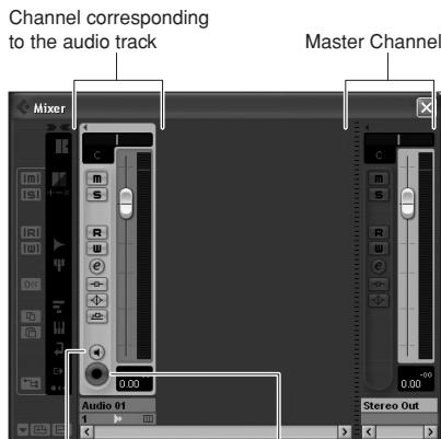 ZOOM R16AI - Enable the track for recording. - 1