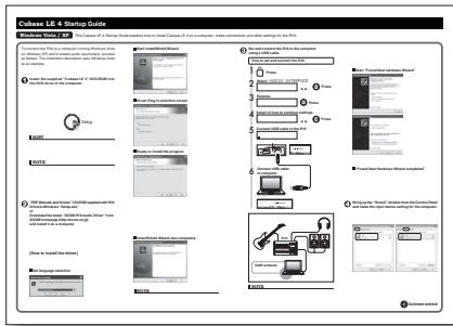 ZOOM R16AI - Cubase LE 4 installation guide - 1