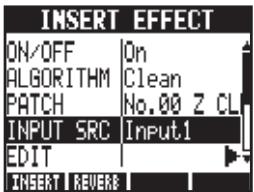 ZOOM R24AI - Select the insert location - 1