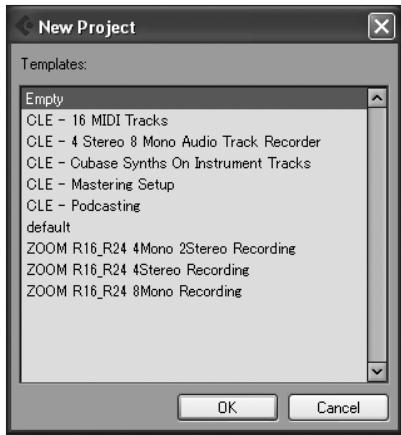 ZOOM R24AI - Create a new project - 1