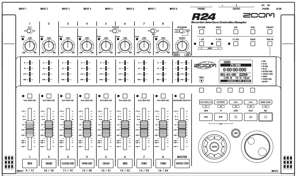 ZOOM R24AI - Recorder:Interface:Controller:Sampler - 1