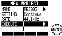 ZOOM R8 - Creating a new project - 10