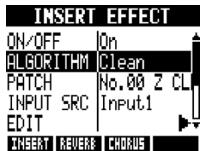 ZOOM R8 - Select an algorithm and patch. - 1