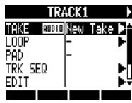 ZOOM R8 - Assigning from the TRACK menu - 4