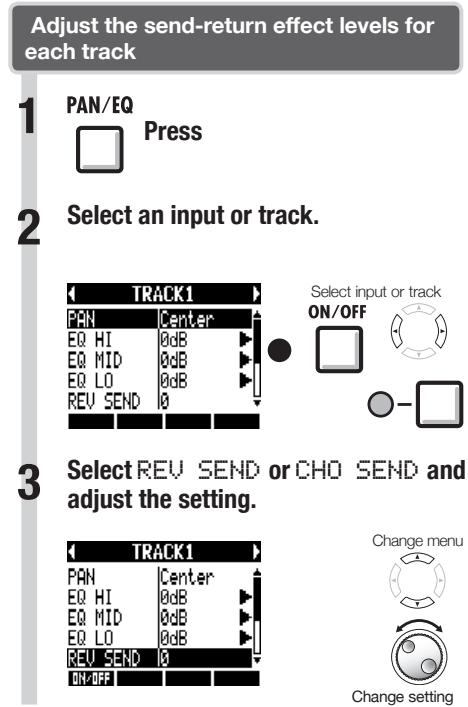 ZOOM R8 - Using send-return effects - 2