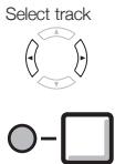 ZOOM R8 - Select the track where you want to change the setting. - 2