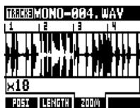 ZOOM R8 - Zooming in on the waveform - 2