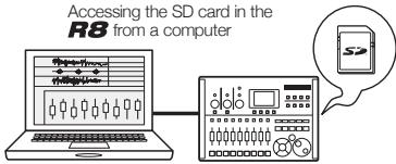 ZOOM R8 - Copying WAV files from a computer to the R8 - 2
