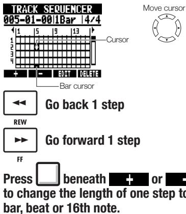 ZOOM R8 - Creating a sequence using step input - 7