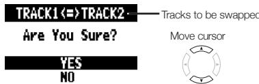 ZOOM R8 - Swap the tracks. - 1