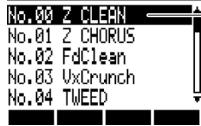 ZOOM R8 - Select the patch to import. - 1